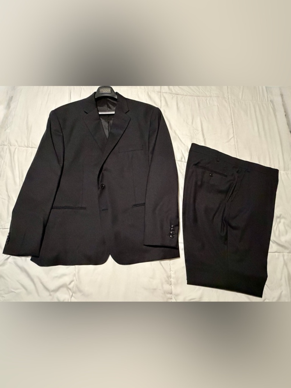 Michael Kors Black Men's Single-Breasted Blazer, Size P 44W X 30L